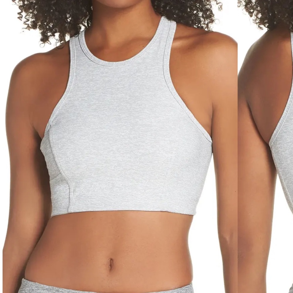 Outdoor Voices Athena Crop Top Size Medium Gray